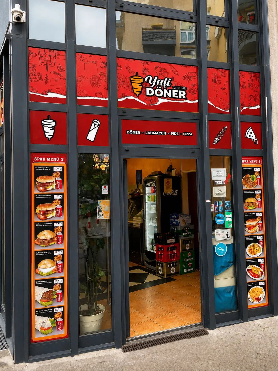 Yufi Döner Ostend Ladenlokal in der Ostendstraße